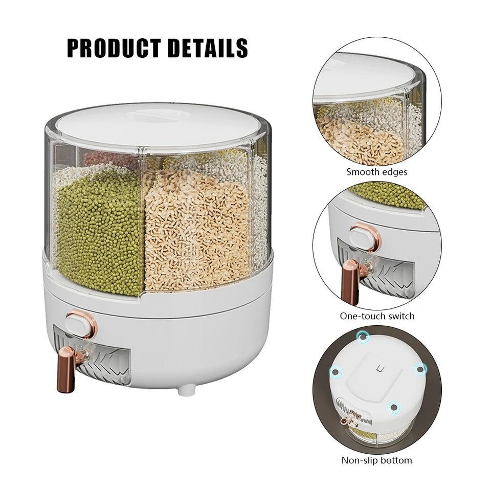 Sustainable 6 kg Grain and Rice Storage Solution