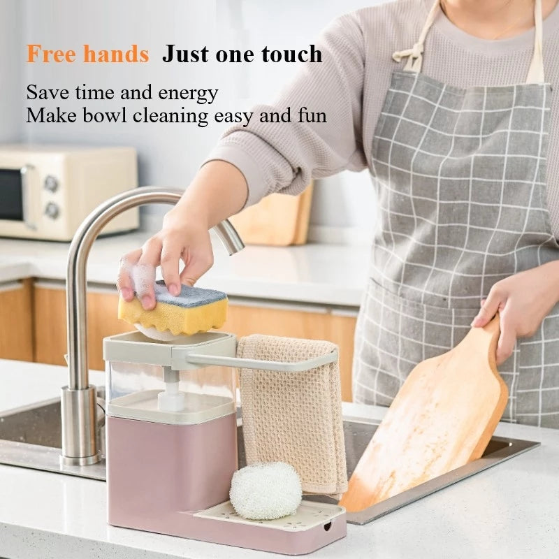 3 in 1 liquid soap dispenser