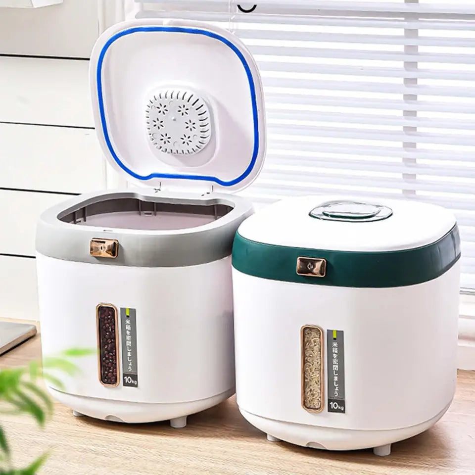 Airtight Rice/Cereal Dispenser Bucket (10 Kg)