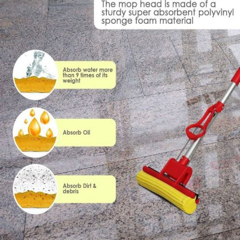 Squeeze Self-Draining Absorbent Mop