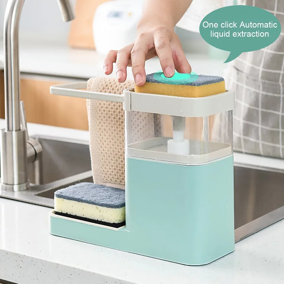 3 in 1 liquid soap dispenser