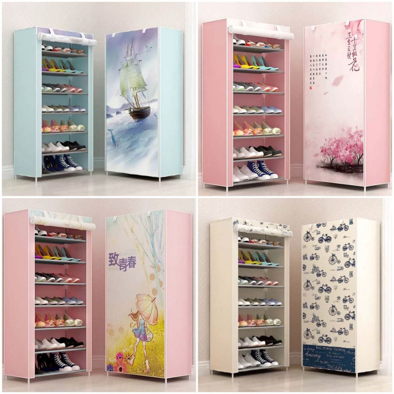 7 layers shoe rack