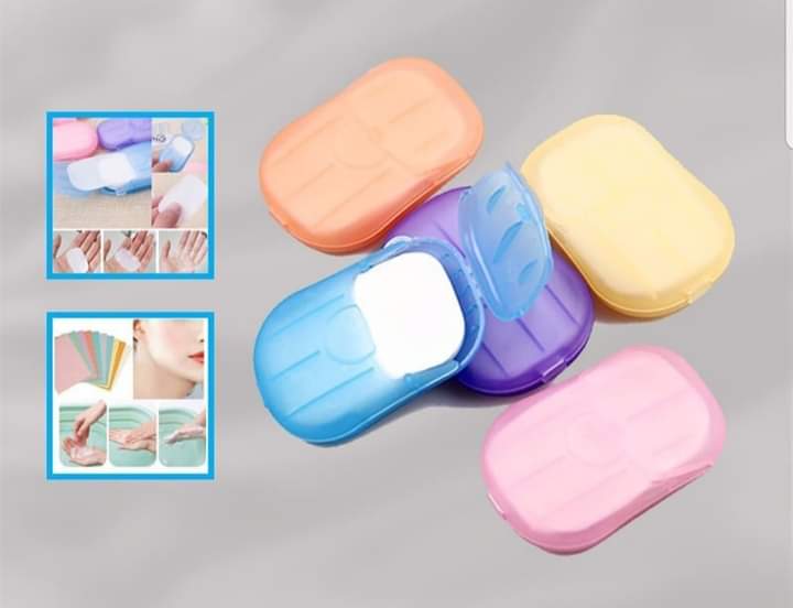 20 Pcs Traveling Paper Soap