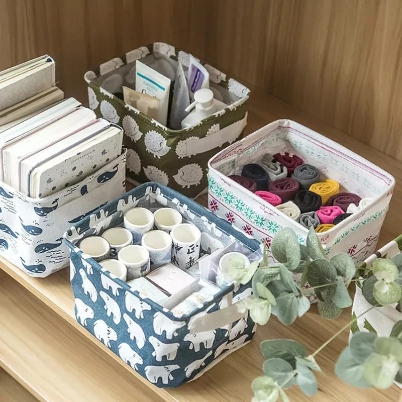 Non Woven Foldable Storage Basket