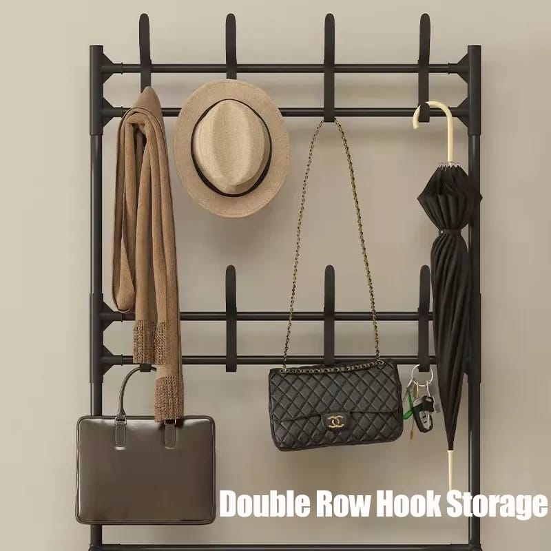 5 Layer Shoes Rack With Hanging Stand