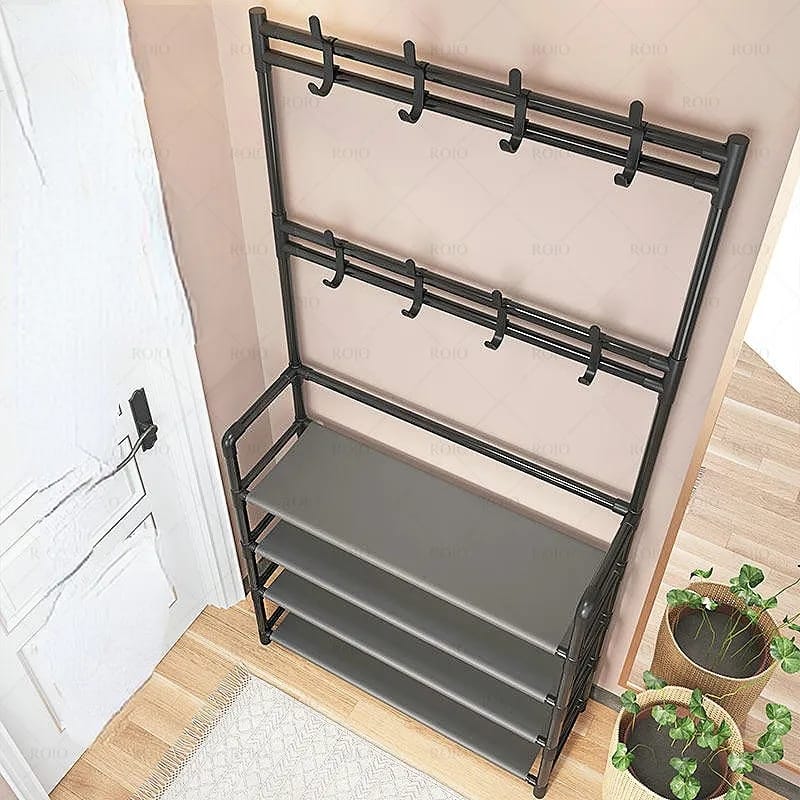 5 Layer Shoes Rack With Hanging Stand