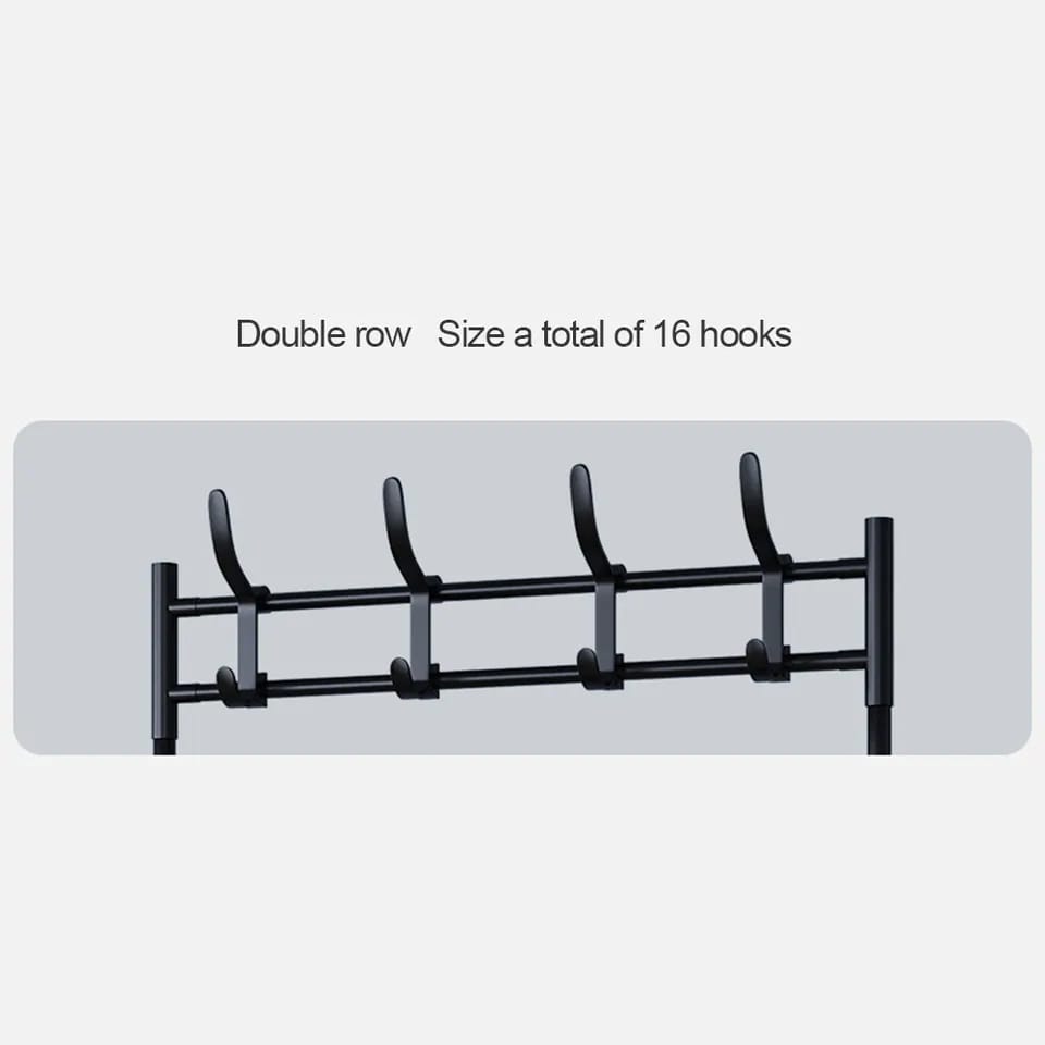 5 Layer Shoes Rack With Hanging Stand