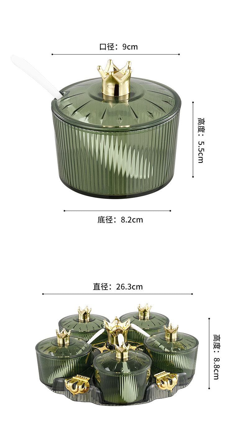 New Luxury Rotating Dry Fruit Dish