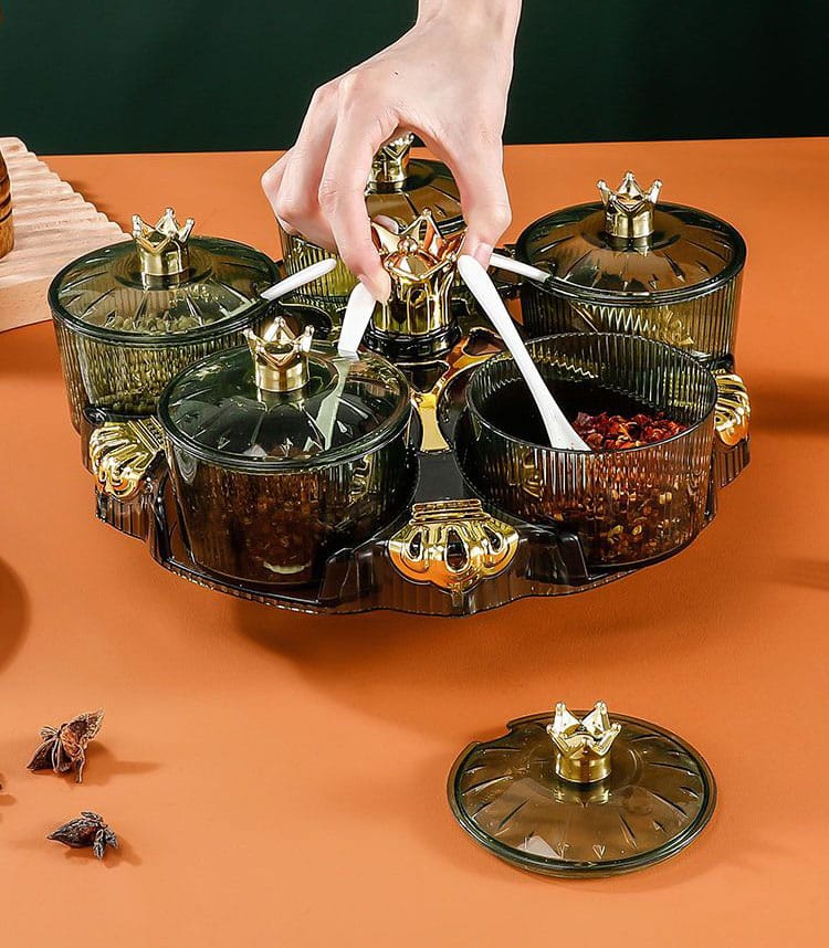 New Luxury Rotating Dry Fruit Dish