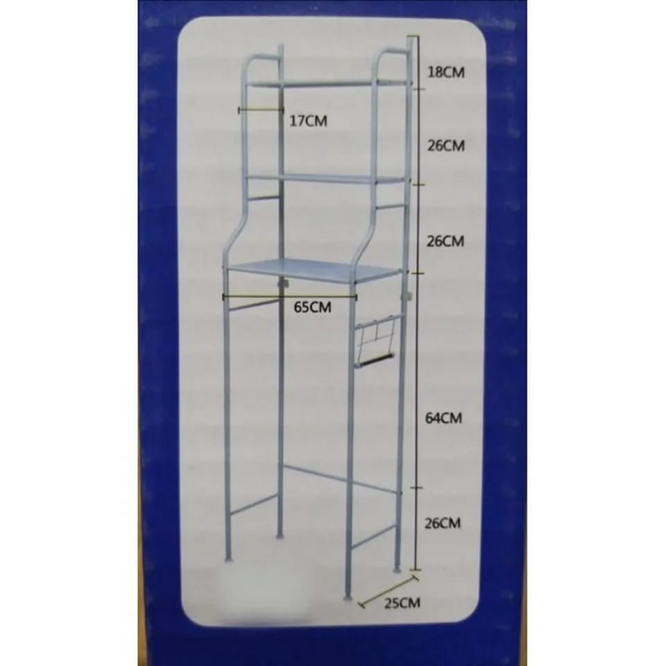 Metal Floor Type Washroom Shelf