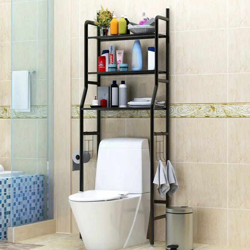 Metal Floor Type Washroom Shelf