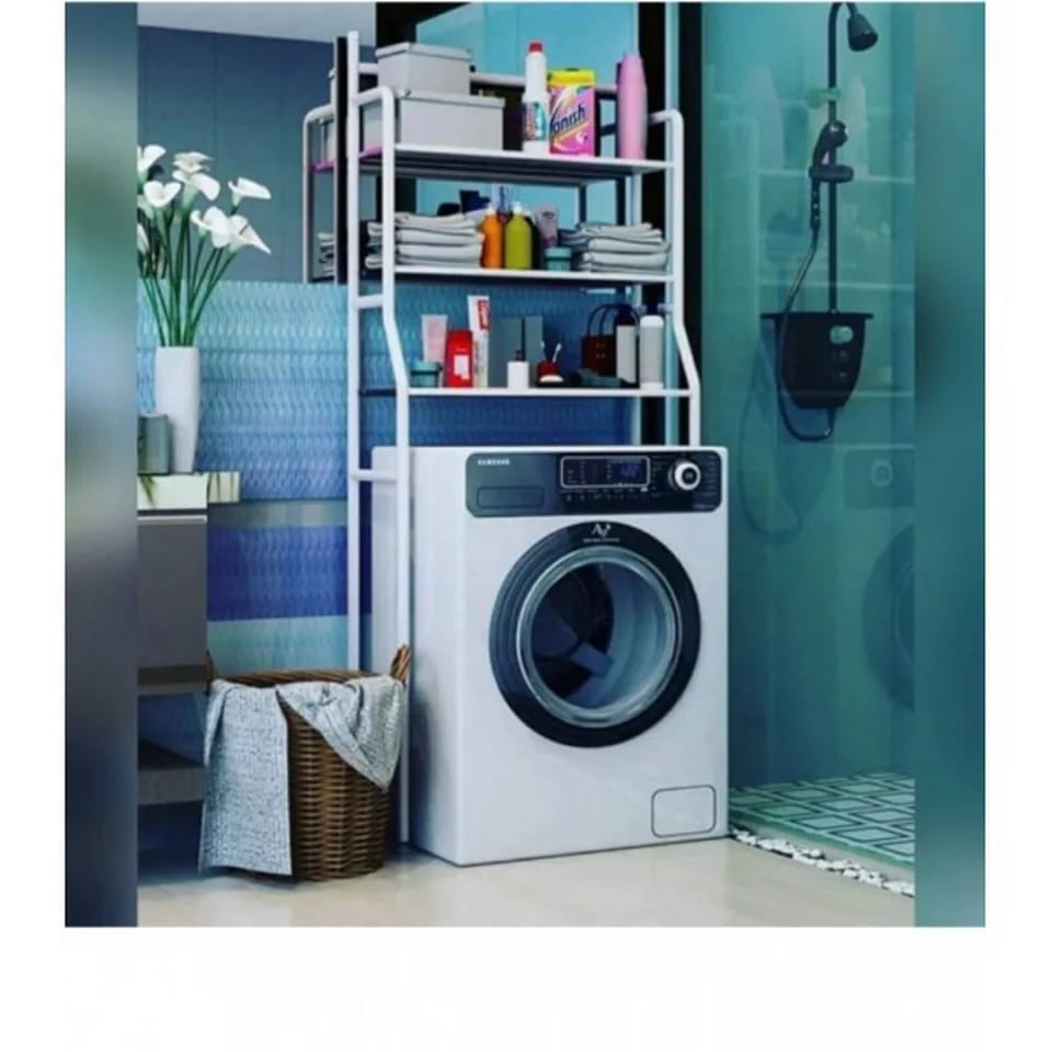 Metal Floor Type Washroom Shelf