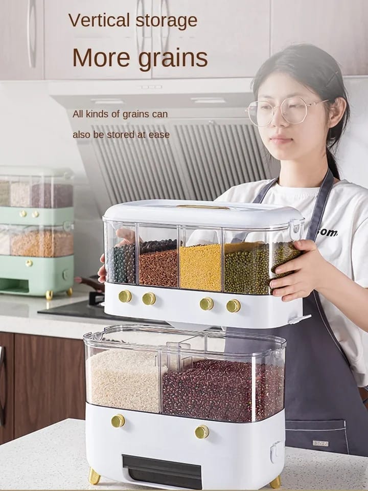 Double Layer Grain Storage Box