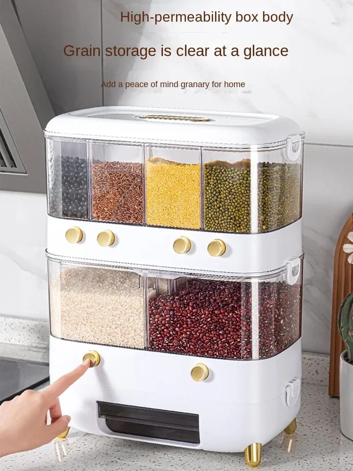 Double Layer Grain Storage Box