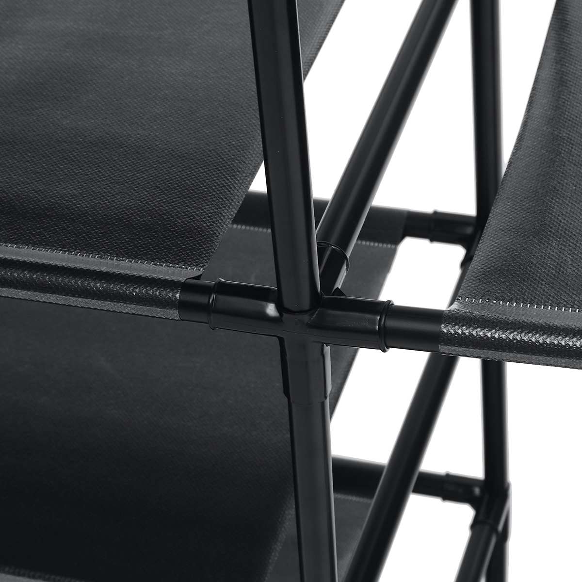 Double Row Shoe Rack With Side Pocket