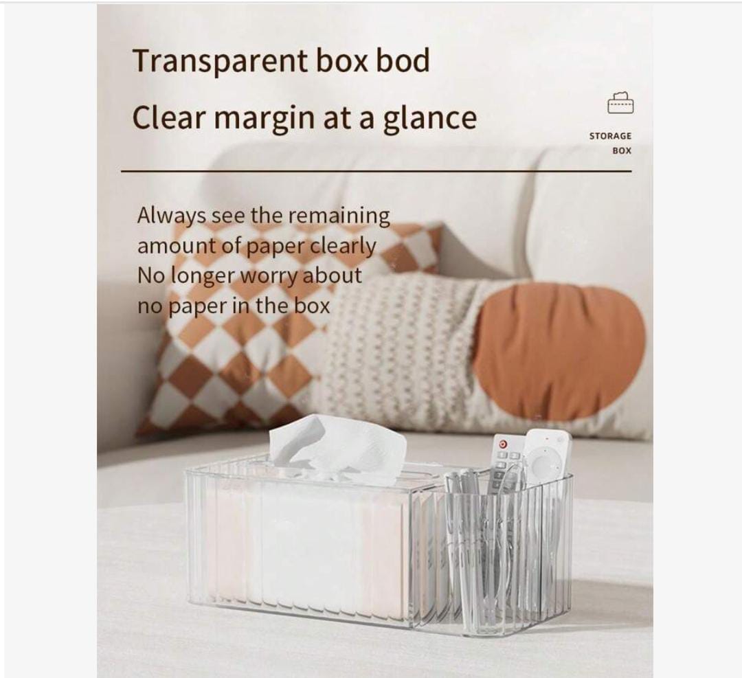 Acrylic Sparkling Tissue Holder