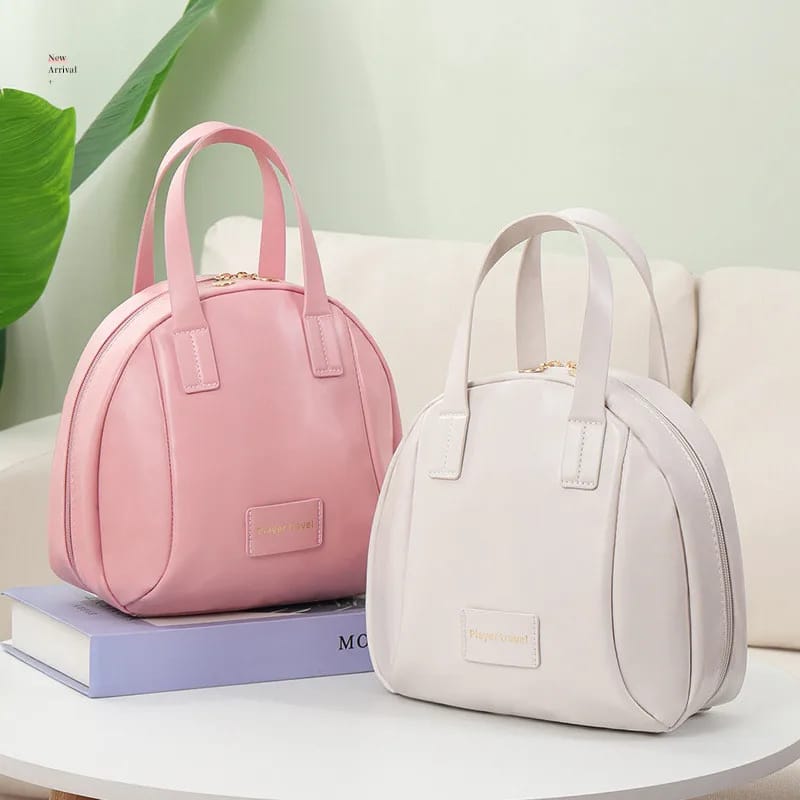Handle-top Cosmetic Bag