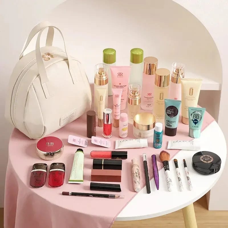 Handle-top Cosmetic Bag