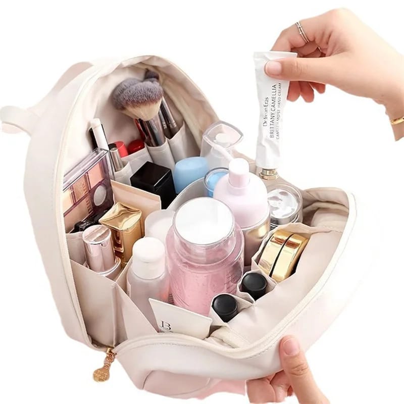 Handle-top Cosmetic Bag