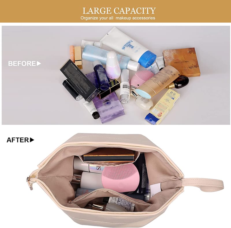 Large Double Layer Cosmetic Bag