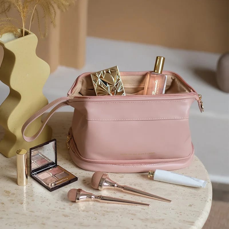 Large Double Layer Cosmetic Bag