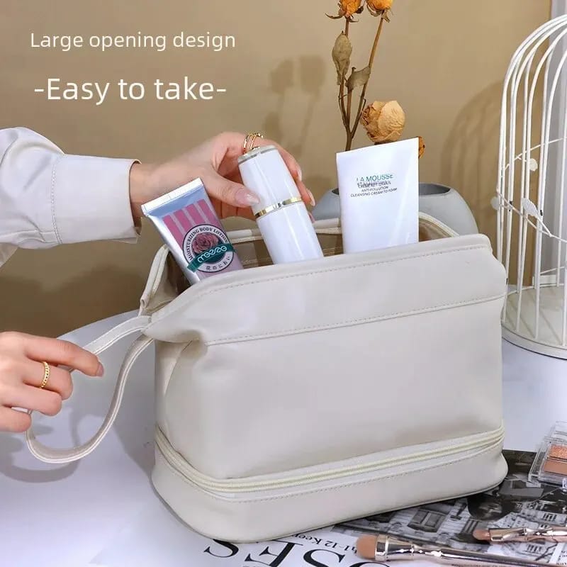 Large Double Layer Cosmetic Bag
