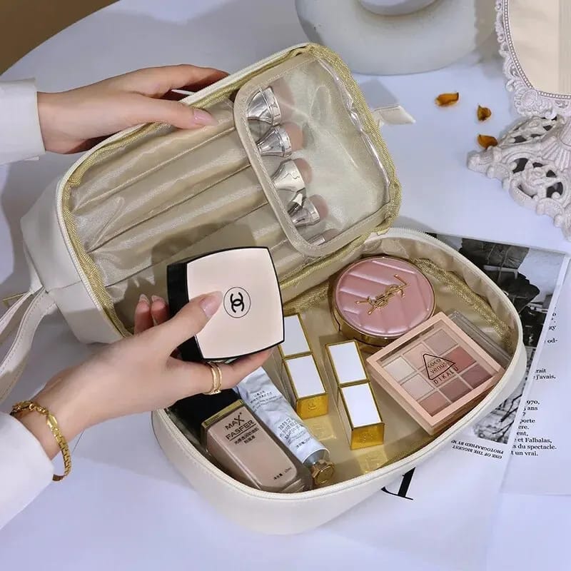 Large Double Layer Cosmetic Bag