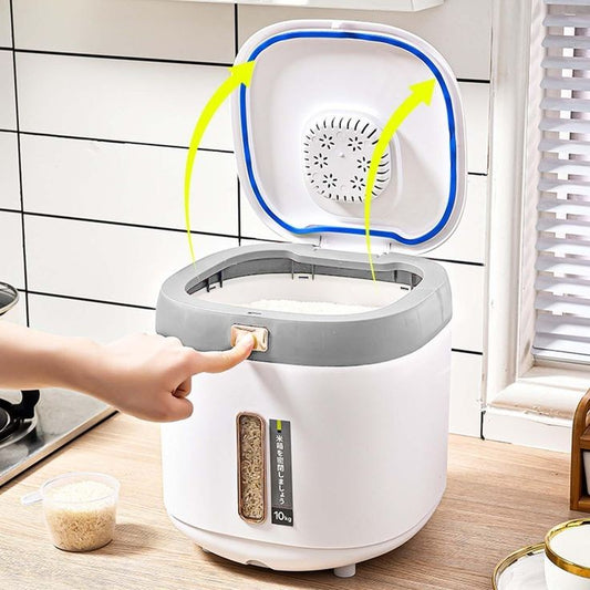 Airtight Rice/Cereal Dispenser Bucket (10 Kg)