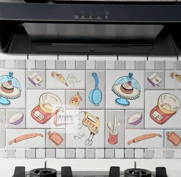 Kitchen Oil proof,  Heat Proof Sticker