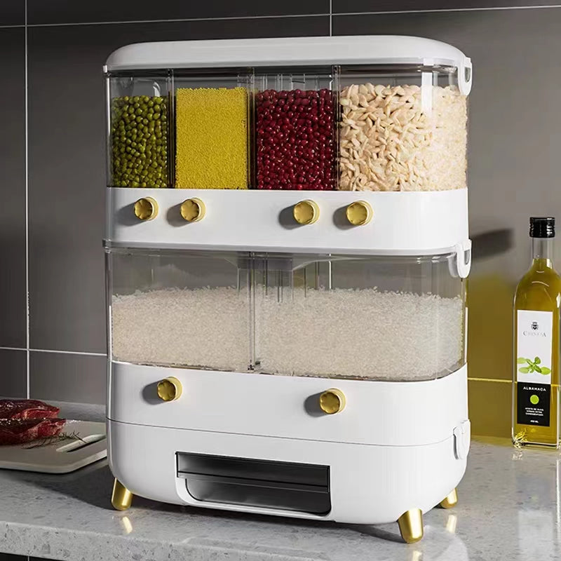 Double Layer Grain Storage Box