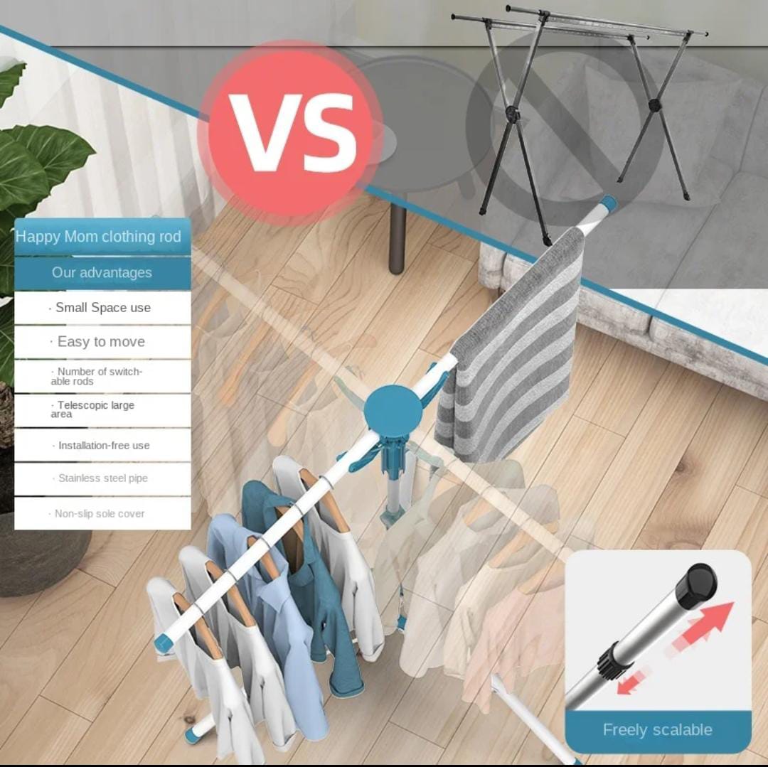 Folding Cloth Hanger & Drying Rack